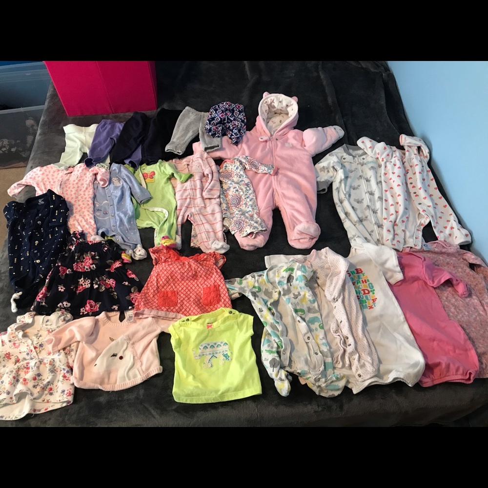 Lot of 25 3 month girl apparel